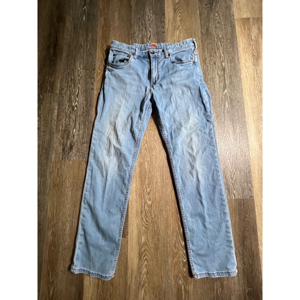 Tommy Bahama Jeans Mens‎ 34x32 Light Blue Excellent Straight Leg Denim Pants